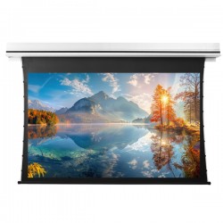 Liberty Grandview 140" (2.35:1) Premium Recessed TAB-TENTIONED Screen  With Trap Door GG3. PS Series Grey.