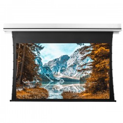 Liberty Grandview 150" (2.35:1) Premium Recessed TAB-TENTIONED Screen  With Trap Door GG3. PS Series Grey (with Wooden Crate packing).