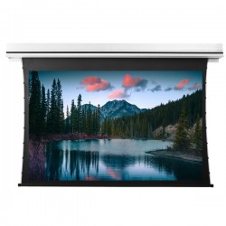 Liberty Grandview 150" (4:3) Premium Recessed TAB-TENTIONED Screen  With Trap Door GG3 PS Series Grey with Wooden Crate packing)