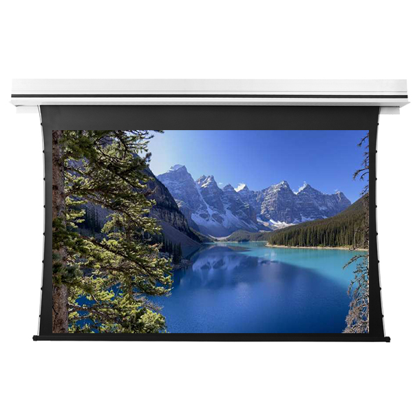 Liberty Grandview 170" (2.35:1) Premium Recessed TAB-TENTIONED Screen With Trap Door DY20. Dynamique 3D. (with Wooden Crate packing).