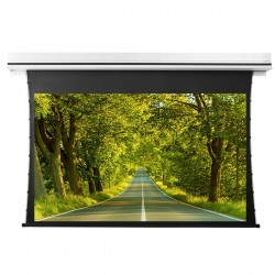 Liberty Grandview 180" (4:3) Premium Recessed TAB-TENTIONED Screen With Trap Door GG3. PS Series Grey (with Wooden Crate packing).