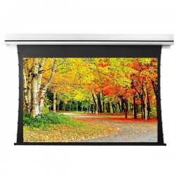 Liberty Grandview 180" (4:3) Premium Recessed TAB-TENTIONED Screen With Trap Door AT6. Accoustic Weaved (with Wooden Crate packing).