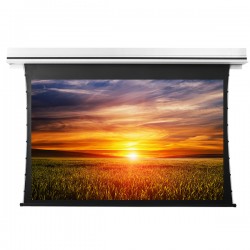 Liberty Grandview 92" (16:9) Premium Recessed TAB-TENTIONED Screen With Trap Door WW5. PS Series White.