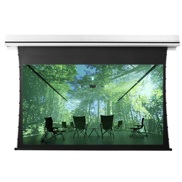 Liberty Grandview 106" (16:9) Premium Recessed TAB-TENTIONED Screen With Trap Door WW5. PS Series White.