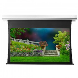 Liberty Grandview 106" (16:9) Premium Recessed TAB-TENTIONED Screen With Trap Door DY20. Dynamique 3D.