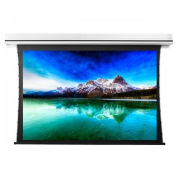 Liberty Grandview 84" (4:3) Premium Recessed TAB-TENTIONED Screen  With Trap Door  AT6 Accoustic Weaved