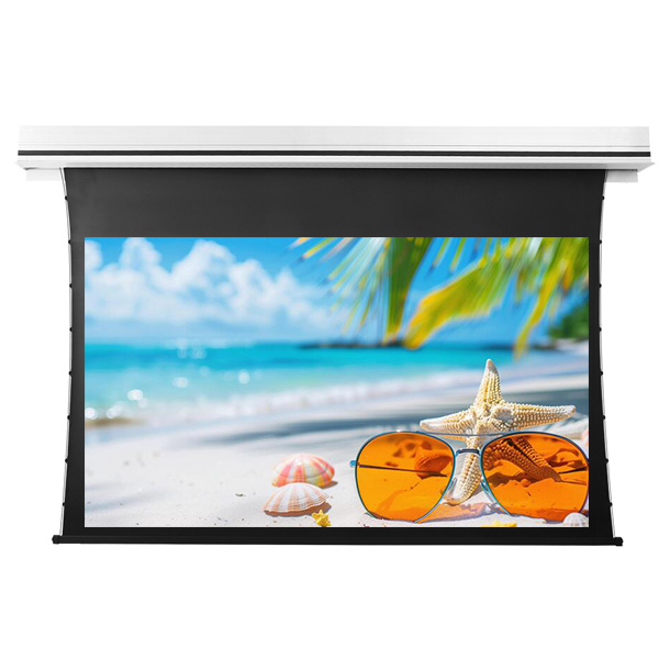 Liberty Grandview 133" (16:9) Premium Recessed TAB-TENTIONED Screen  With Trap Door GG3. PS Series Grey.