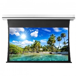 Liberty Grandview 133" (16:9) Premium Recessed TAB-TENTIONED Screen With Trap Door DY20. Dynamique 3D.