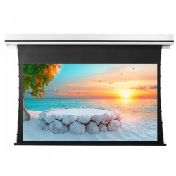 Liberty Grandview 150" (16:9) Premium Recessed TAB-TENTIONED Screen  With Trap Door GG3. PS Series Grey (with Wooden Crate packing).