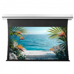Liberty Grandview 165" (16:9) Premium Recessed TAB-TENTIONED Screen With Trap Door GG3. PS Series Grey, (with Wooden Crate packing).