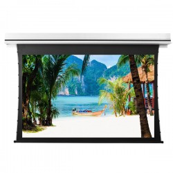 Liberty Grandview 82" (16:10) Premium Recessed TAB-TENTIONED Screen  With Trap Door WW5. PS Series White.