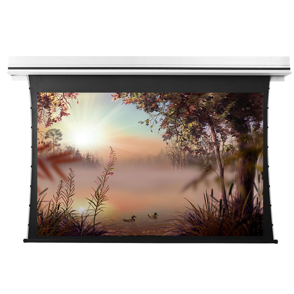 Liberty Grandview 100" (4:3) Premium Recessed TAB-TENTIONED Screen With Trap Door GG3. PS Series Grey.