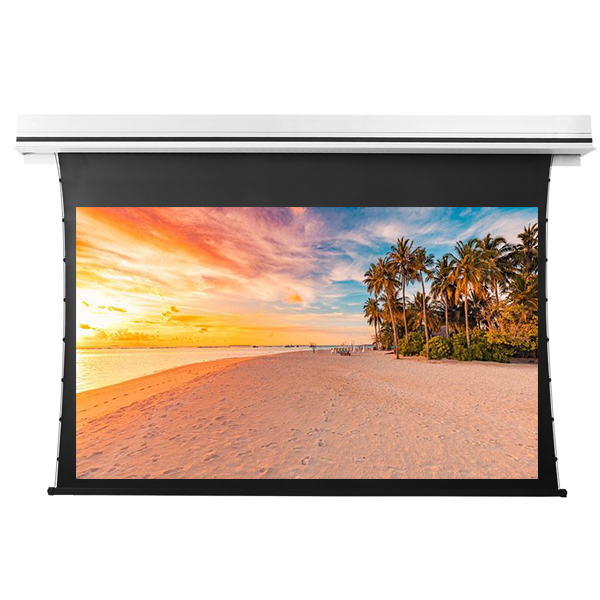 Liberty Grandview 94" (16:10) Premium Recessed TAB-TENTIONED Screen  With Trap Door WW5. PS Series White.