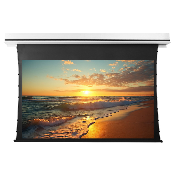 Liberty Grandview 109" (16:10) Premium Recessed TAB-TENTIONED Screen With Trap Door GG3. PS Series Grey.