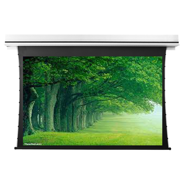 Liberty Grandview 113" (16:10) Premium Recessed TAB-TENTIONED Screen With Trap Door GG3. PS Series Grey.