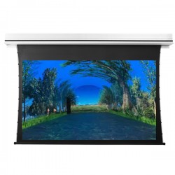 Liberty Grandview 123" (16:10) Premium Recessed TAB-TENTIONED Screen With Trap Door WW5. PS Series White.