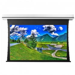 Liberty Grandview 130" (16:10) Premium Recessed TAB-TENTIONED Screen  With Trap Door AT6. Accoustic Weaved.