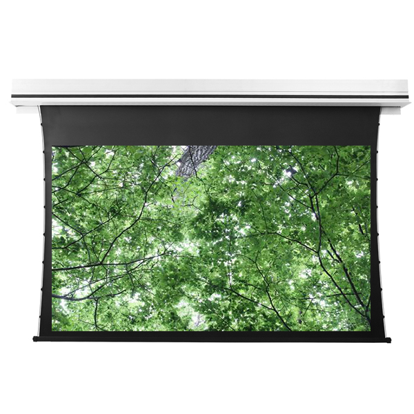 Liberty Grandview 150" (16:10) Premium Recessed TAB-TENTIONED Screen With Trap Door GG3. PS Series Grey  (with Wooden Crate packing).