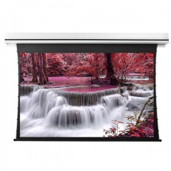 Liberty Grandview 150" (16:10) Premium Recessed TAB-TENTIONED Screen With Trap Door AT6. Accoustic Weaved (with Wooden Crate packing).