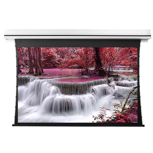 Liberty Grandview 150" (16:10) Premium Recessed TAB-TENTIONED Screen With Trap Door AT6. Accoustic Weaved (with Wooden Crate packing).