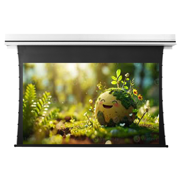 Liberty Grandview 164" (16:10) Premium Recessed TAB-TENTIONED Screen With Trap Door DY20. Dynamique 3D. (with Wooden Crate packing).