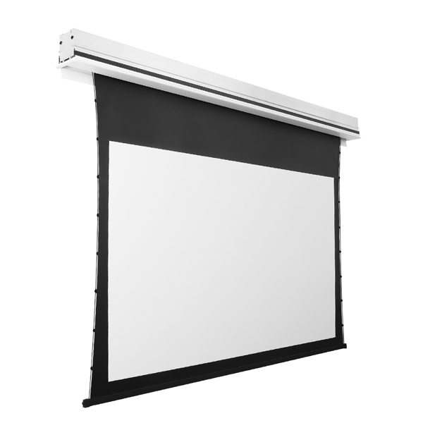 Liberty Grandview 84" (4:3) Premium Recessed TAB-TENTIONED Screen  With Trap Door  WW5 PS Series White