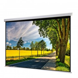 Liberty Show Manto  133"  (16:9)  Motorized Screen with Matte White Fabric & RF  Remote with Synchronous Motor 