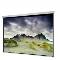 Liberty Show Manto 180"  Motorized (16:9) Screen with Matte White Fabric & RF Remote with Tubular Motor