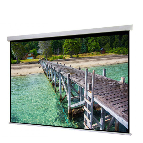 Liberty Show Manto 109"  Motorized (16:10) Screen with Matte White Fabric & RF Remote with Synchronous Motor