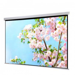 Liberty Show Manto 150"  (4:3) Motorized Screen with Matte White Fabric & RF Remote with Integration Control (RS 485 & 12V Trigger & Cont.Cable) 