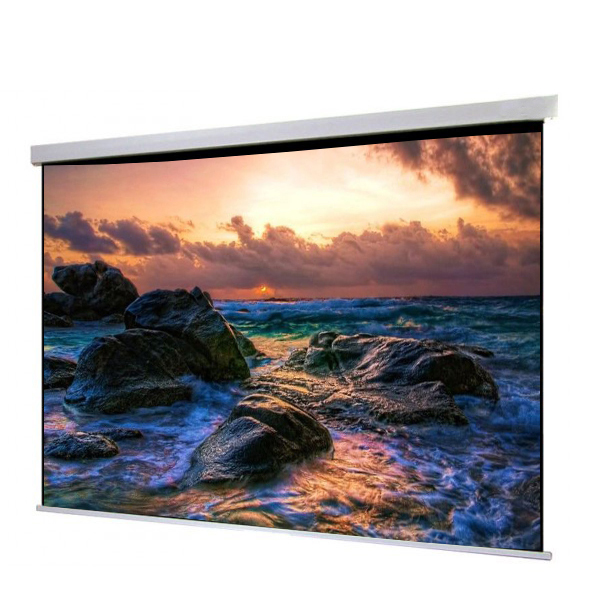 Liberty Show Manto 92" (16:9) Motorized Screen with Matte White Fabric & RF. Remote with Integration Control.