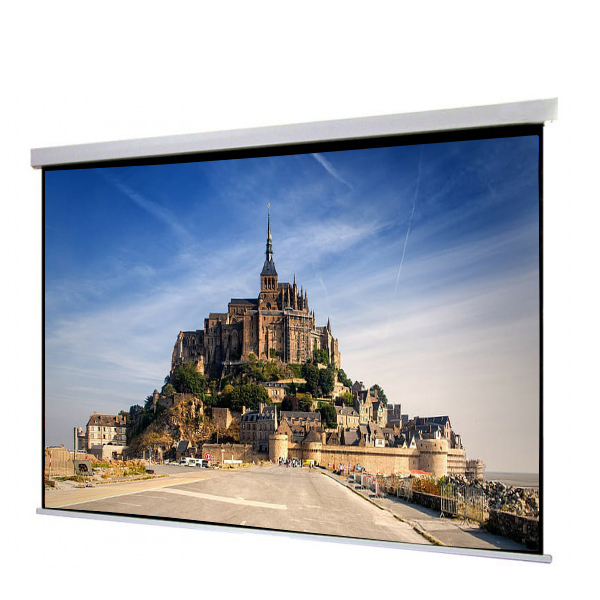Liberty Show Manto 110" (16:9) Motorized Screen with Matte White Fabric & RF. Remote with Integration Control.