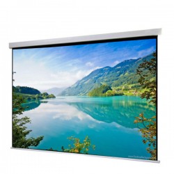Liberty Show Manto Motorized 120" (16:9) Screen with Matte White Fabric & RF Remote with Integration Control (RS 485 & 12V Trigger & Cont.Cable) 