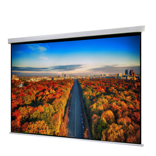 Liberty Show  Manto Motorized 220" (4:3)  Screen with Matte White fabric & RF Remote with Tubular Motor