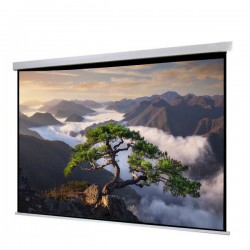Liberty Show Manto 92" (16:9)  Motorized Screen with Matte White Fabric & RF Remote with Synchronous Motor