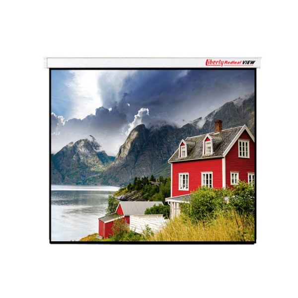 Liberty Redleaf View 325" (16:9) Giant Motorized Screen with Case-215, Roller-159