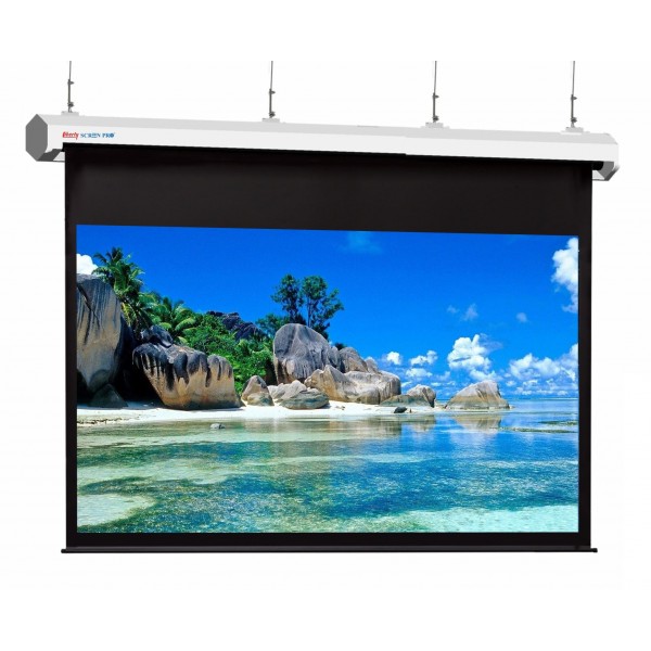 Liberty Screen Pro Plus Topview 380" (16:9) (ET Plus) Giant Motorized Screen (Black Drop UP 350mm)  with 868MHz Wire Less Remote Control (with wooden crate packing)