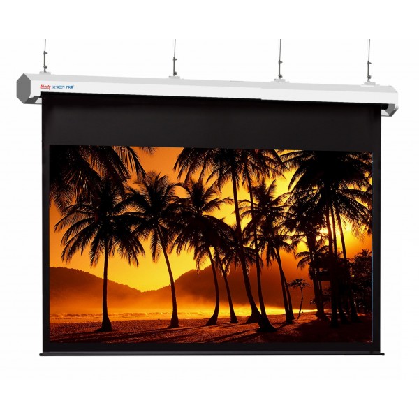 Liberty Screen Pro Topview Plus 400" (16:10) (ET Plus) Giant Motorized Screen  (Black Drop UP 150mm) with 868MHz Wire Less Remote Control (with wooden crate packing)