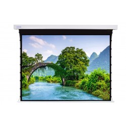 Liberty Screen Pro 84" 4:3 Jampo (TJ) Medium Tab-Tensioned Motorized 4K MW Screen with 868MHz Wire Less Remote Control  