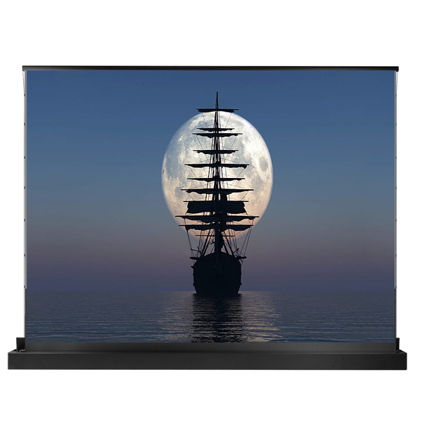LIBERTY GRANDVIEW FANTASY Floor-Up Motorised Screens. (FHP Series) (DY5 Dynamique ALR) 100" (16:9) Viewing Size 2214 x 1245 mm, with RF Control.