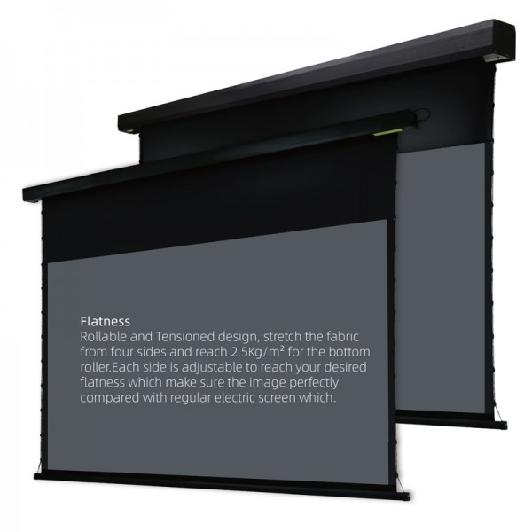 Liberty Screen Pro 150" (16:9) Jampo (TJ) 8K. ALR. Motorised Tab Tensioned Screen (For Normal Projector) 