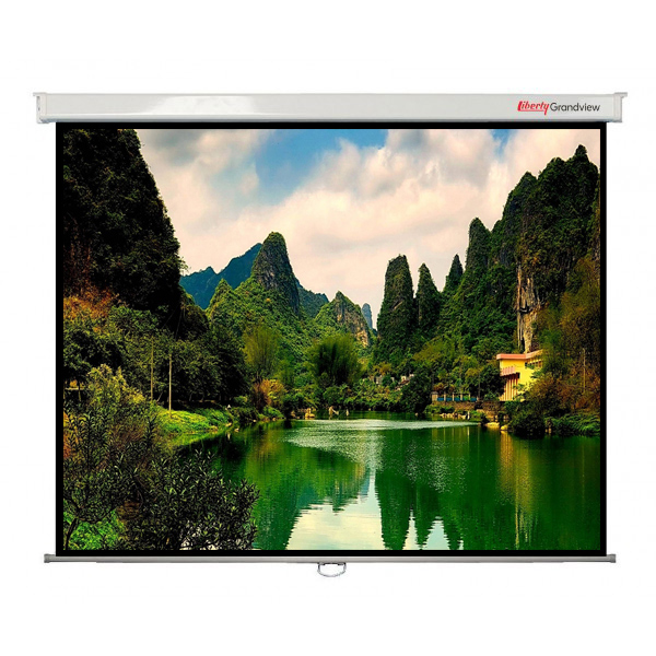 Liberty Grandview 82" (16:10) CNV Series Manual Screen With Fiber glass Fabric (WP5)
