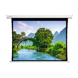 Liberty Screen Pro 160" 16:10 Benz (TB) Tab-Tensioned Motorized 4K MW Screen with 868MHz Wire Less Remote Control with Sync-Trigger Supplied (with wooden crate packing) 